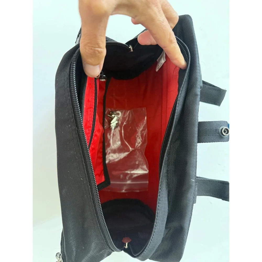 Bontrager Handlebar Bike Bag Black Reflective Map Pocket 413154 MAR-2010